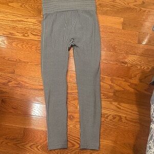 Belk Black and White Checkered Leggings